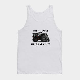 American Jeep Grey Tank Top